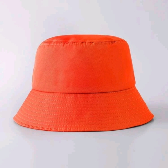NEW! Packable orange Bucket hat - BQT - Picture 3 of 7